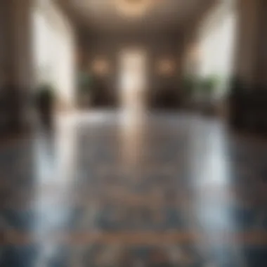 Elegant Tile Flooring Elegant tile flooring with intricate patterns