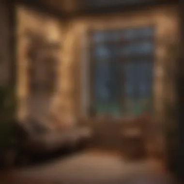 Magical Reading Nook String lights adorning a comfortable reading nook for a magical feel