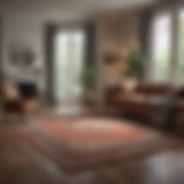 Measuring Your Room for the Perfect Rug Measuring a living room space for area rug placement