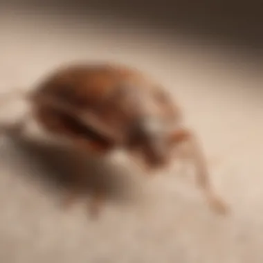 Understanding Bed Bug Infestations Close-up of a bed bug on fabric