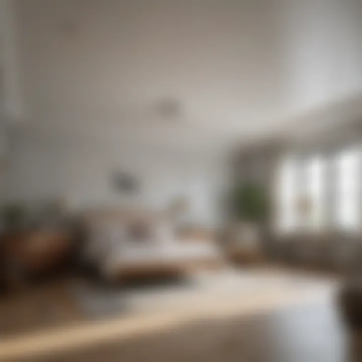 Finishing touches after popcorn ceiling removal
