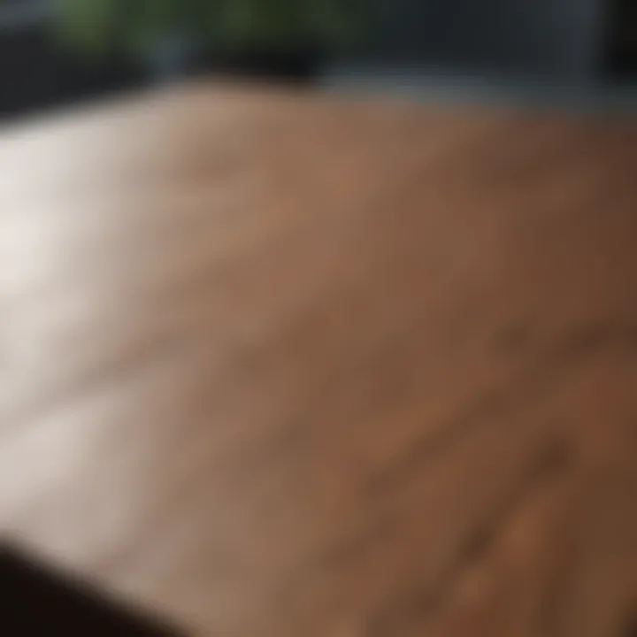 Close-up of weather-resistant paint on wood surface