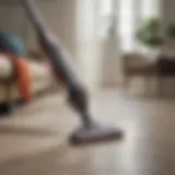 High-performance stick vacuum designed for removing cat hair from carpets