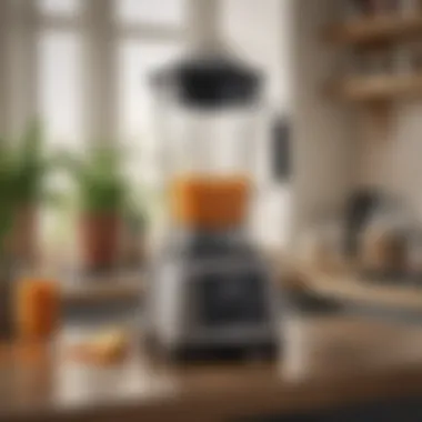 Blender Maintenance and Cleaning Techniques Detailed view of blender maintenance tips and cleaning techniques