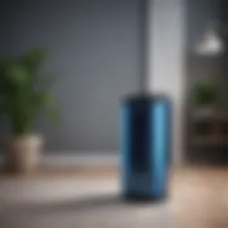 Innovative air purifier design showcasing modern aesthetics