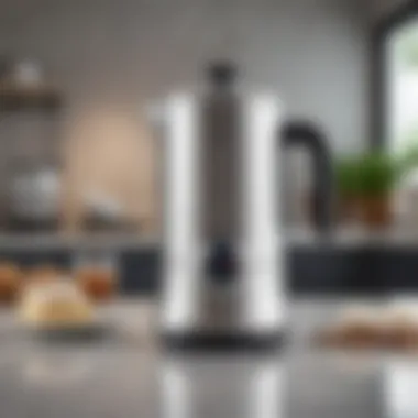 Sleek Design of the Breville Milk Frother Breville Milk Frother showcasing sleek design