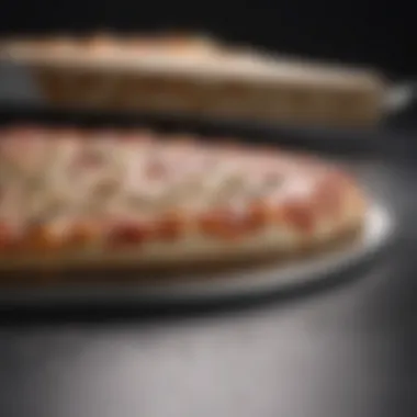 Material Properties of Breville Pizza Peel Close-up of the material properties of the Breville pizza peel