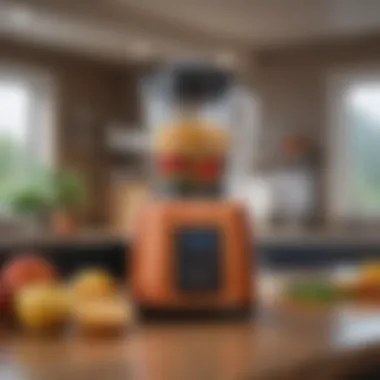 User-Friendly Blender Controls A user-friendly blender with intuitive controls and settings for smoothie preparation.