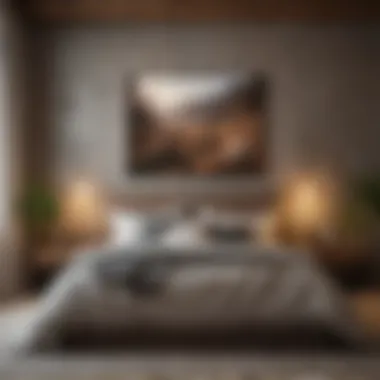 Natural Materials in Bedroom Decor Cozy bedroom featuring natural materials in wall art