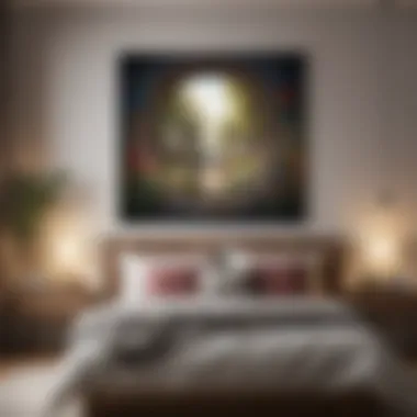 Diverse Styles of Wall Art Artistic display of various styles of wall art