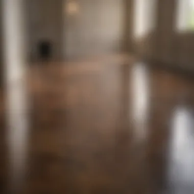 After the Cleaning Transformation Floor sparkling clean after using the Dawn and vinegar solution