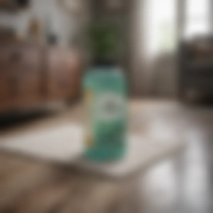 Various cleaning products suitable for rugs