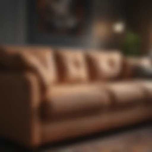 Different types of couch fabrics and textures