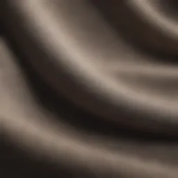 Close-up view of microfiber fabric texture