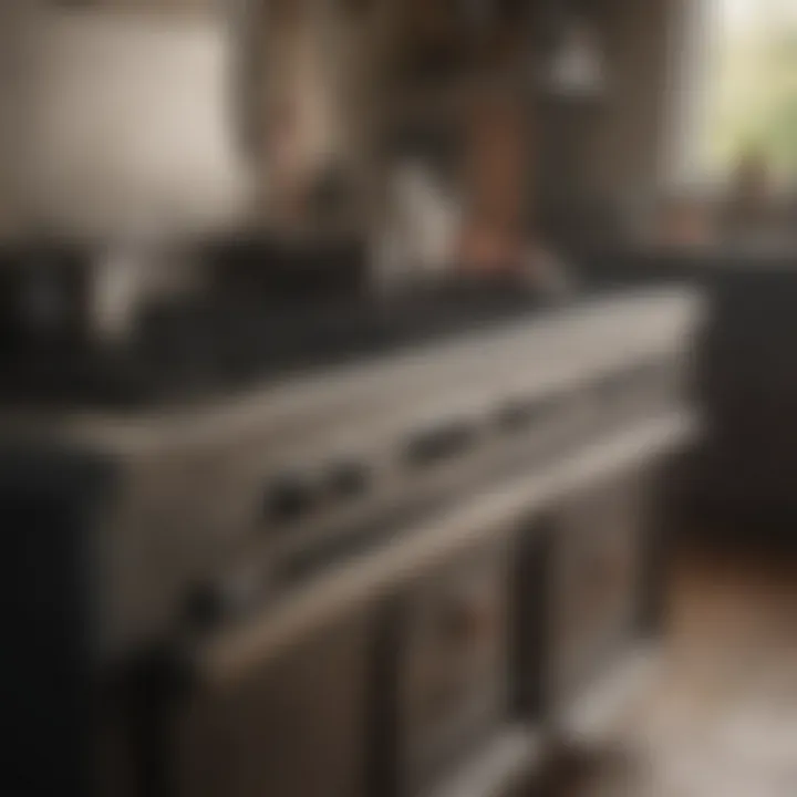 Preventative care measures illustrated beside a well-maintained stove grill