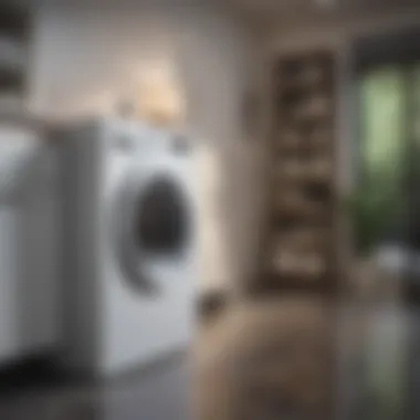 After Cleaning: Sparkling Interior Sparkling clean washing machine interior