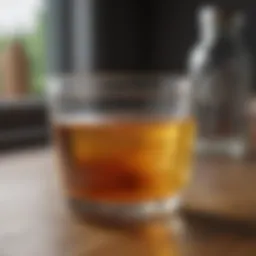 Vinegar in a measuring cup ready for cleaning