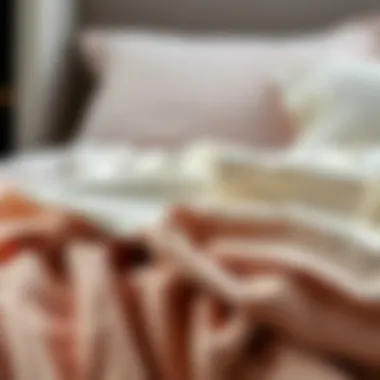 Exploring Fabric Choices: A Guide to Bedding Materials Different fabric swatches for bedding