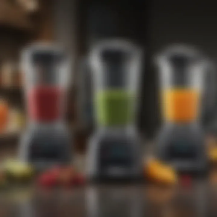 An informative comparison chart of power smoothie blenders versus traditional blenders.