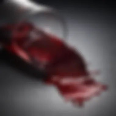 Effective Techniques for Stain Removal Cleaning a red wine stain with a cloth