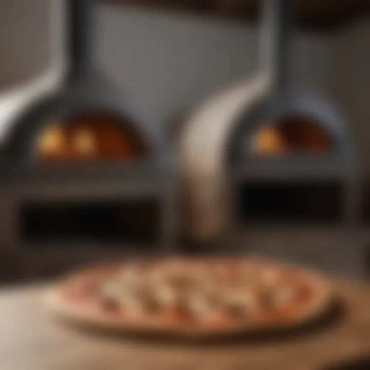 A side-by-side comparison of different pizza oven styles highlighting their unique features.