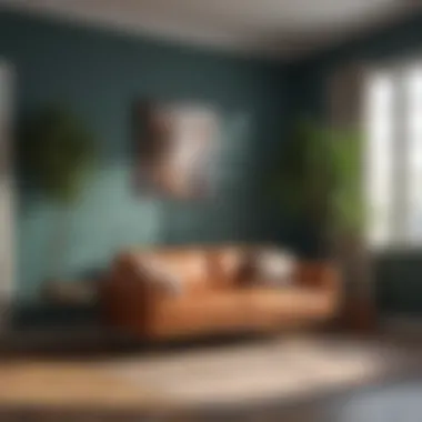 A beautifully painted room showcasing the final result