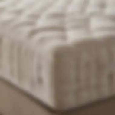 Close-up of Plushbeds Luxury Bliss Mattress demonstrating comfort layers