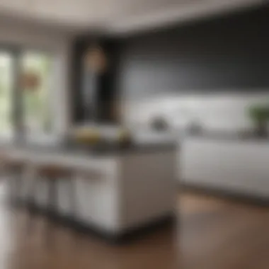 Stylish kitchen décor complementing functionality