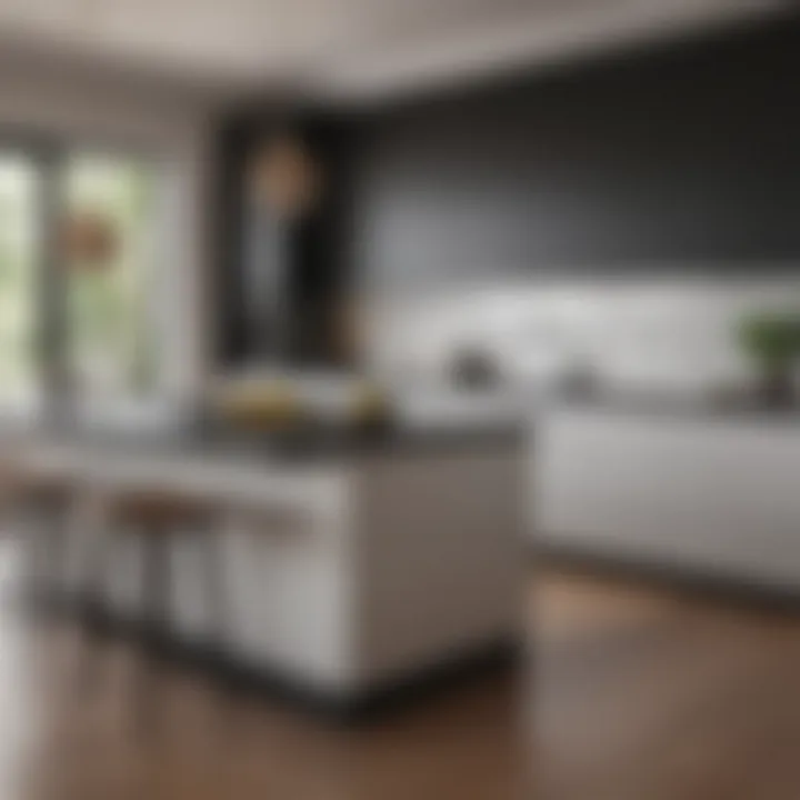 Stylish kitchen décor complementing functionality