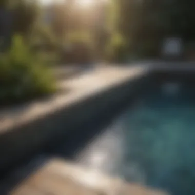 Graphs illustrating the ongoing maintenance costs of a small pool