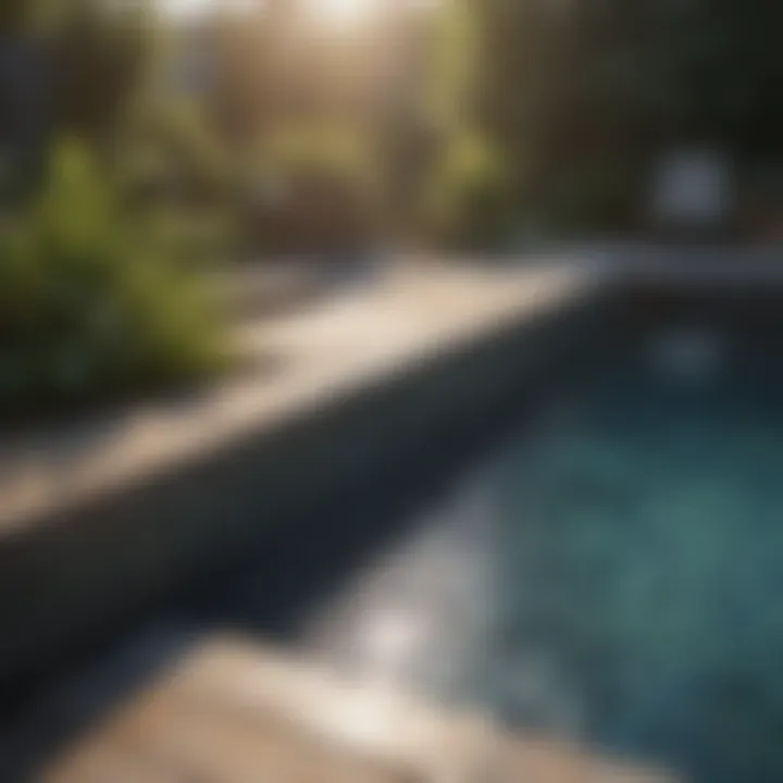 Graphs illustrating the ongoing maintenance costs of a small pool