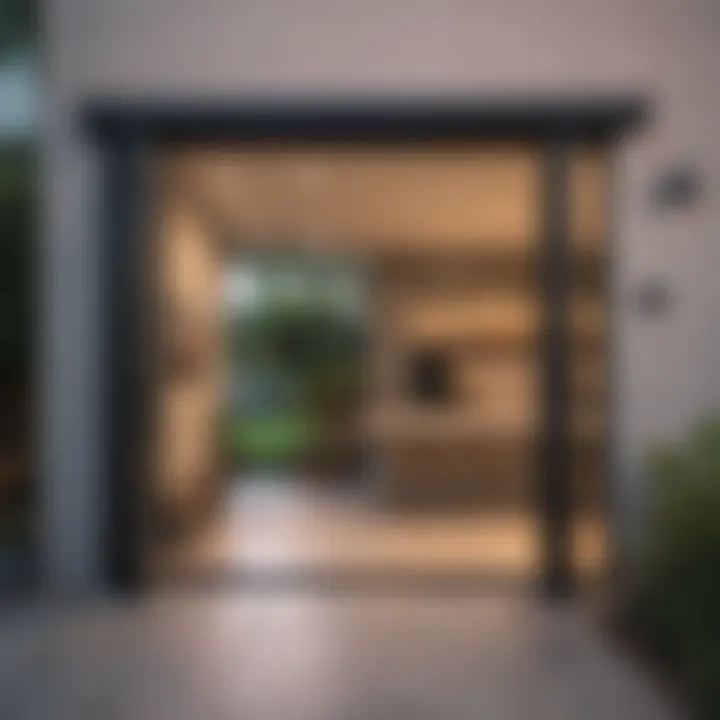 A beautiful bi-fold patio door installed in a modern home