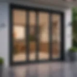 Elegant patio doors showcasing different materials