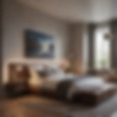 Thoughtful Space Planning Thoughtful space planning in a contemporary bedroom