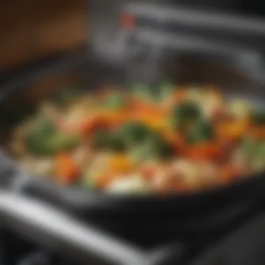 Nutrient-Rich Steamed Vegetables Nutrient-rich vegetables being steamed in the Cuisinart Turbo Convection Steamer