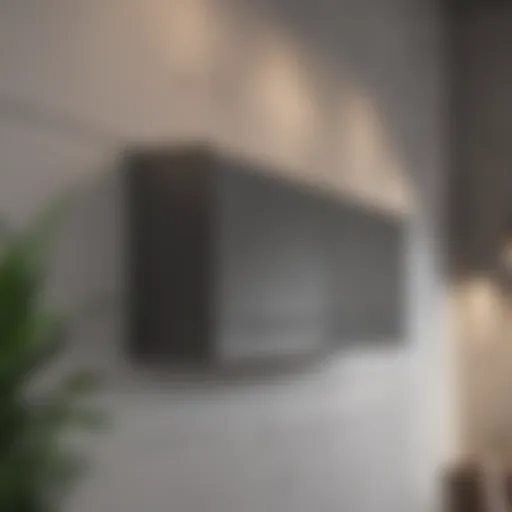Contemporary cupboard wall mount showcasing innovative design