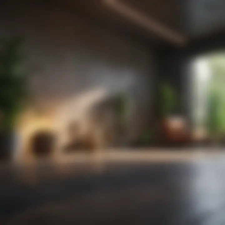 Incorporation of sustainable materials in interior design