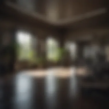 Creating the Perfect Ambiance with Lighting and Decor Ambiance in a workout room with lighting and decor