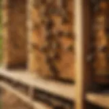 Variety of bee hives suitable for beginners