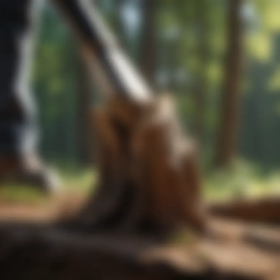 Effective stump removal tools displayed neatly