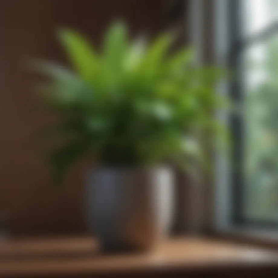 Close-up of a healthy indoor plant