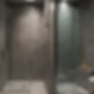 Before and After Shower Door Cleaning Before and after comparison of glass shower door cleaning