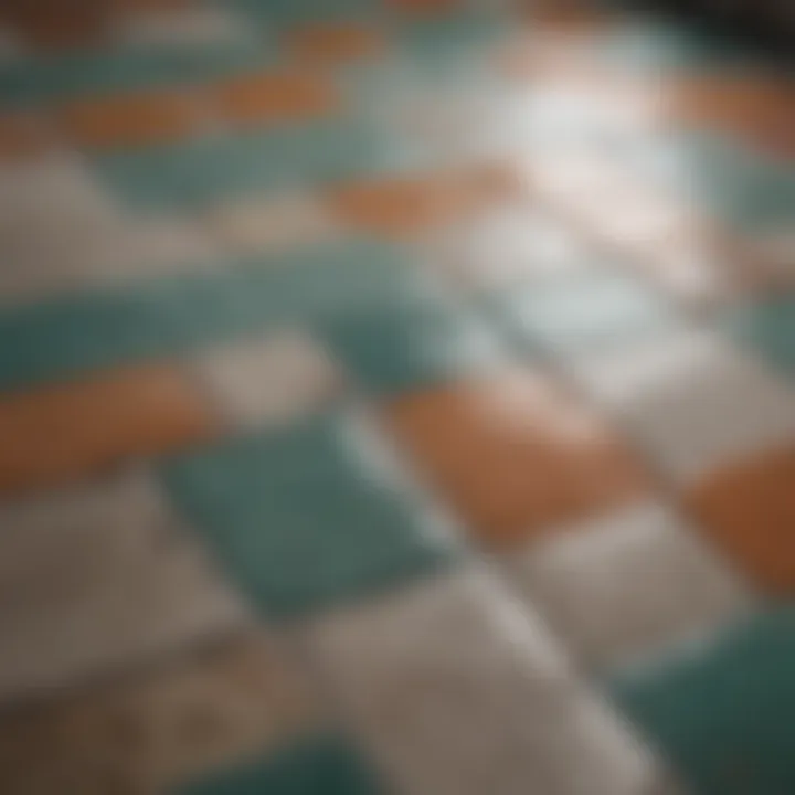 Finished tile repair blending seamlessly