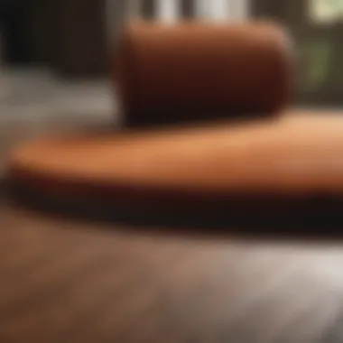 Results of Velvet Cleaning Before and after image of cleaned velvet