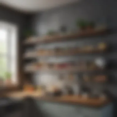 Innovative Shelving Ideas for Small Kitchens Creative shelving solutions in a small kitchen