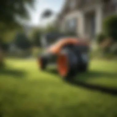 Electric Lawn Edger Electric tool designed for efficient lawn edging
