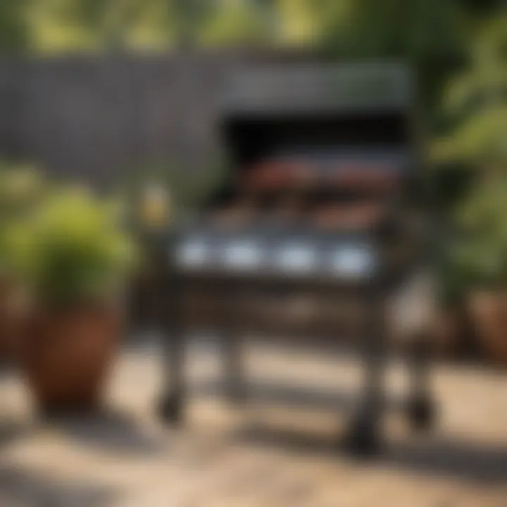 Elegant design and sleek finish of a top-rated gas grill