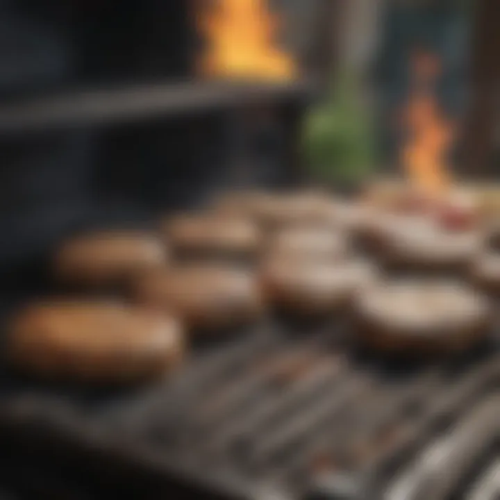 Array of mouthwatering grilled dishes highlighting gas grill efficiency