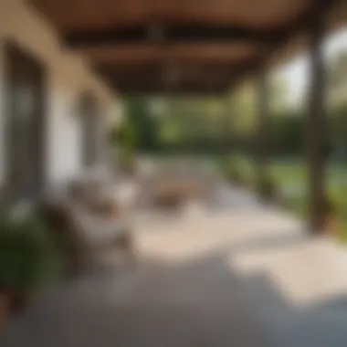 Outdoor Living Space of a Brady Home Outdoor living space integrated into a Brady home for enhanced lifestyle