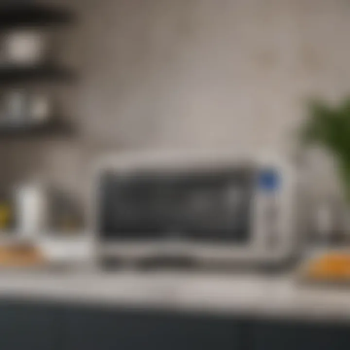 Elegant Breville Smart Oven Air against a modern kitchen backdrop